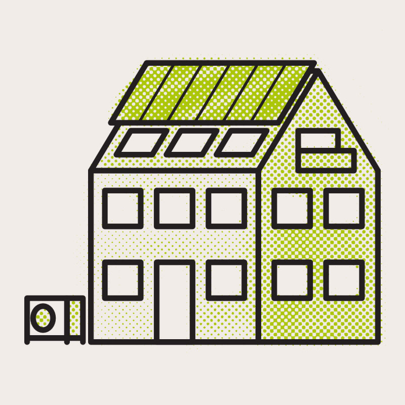BGW Jahresbericht 2022. Illustration „ökologische Nachhaltigkeit“